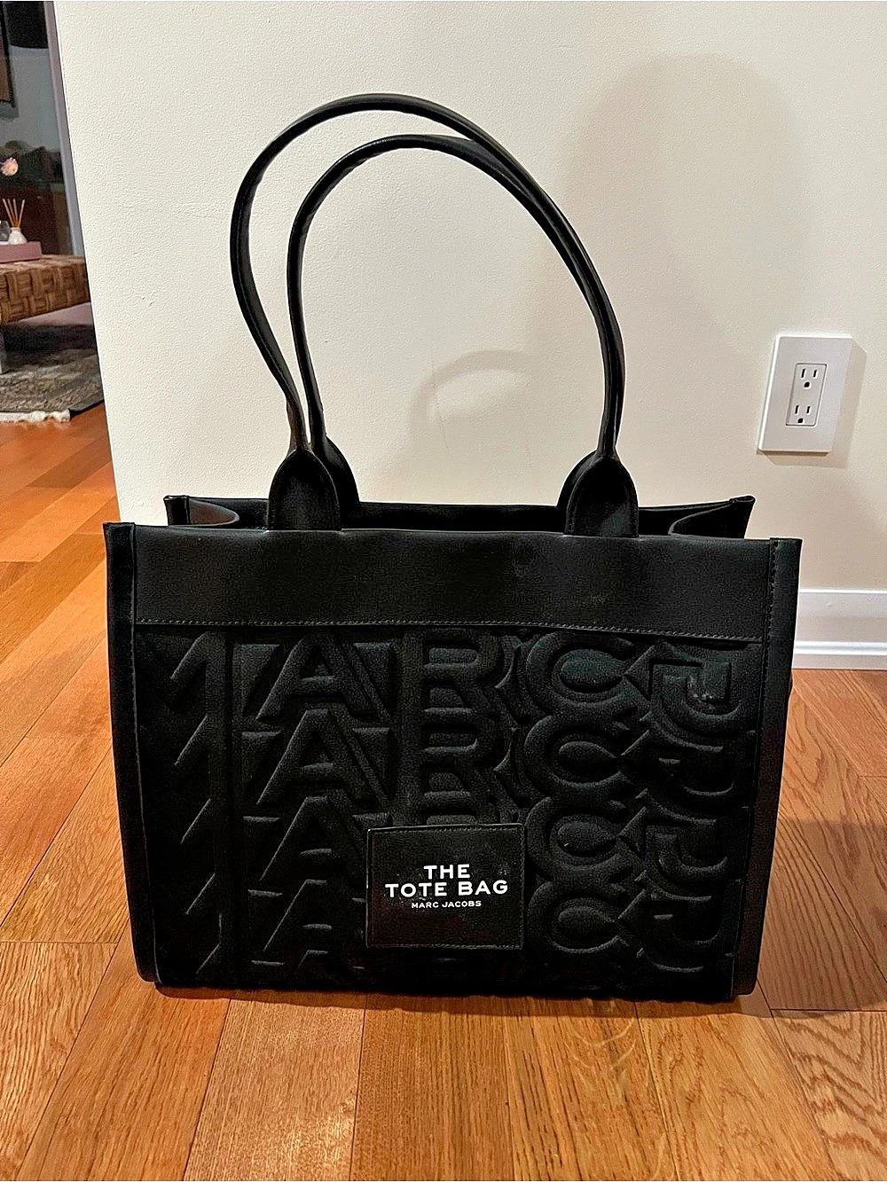 Marc Jacobs The Leather Large Tote Bag Black